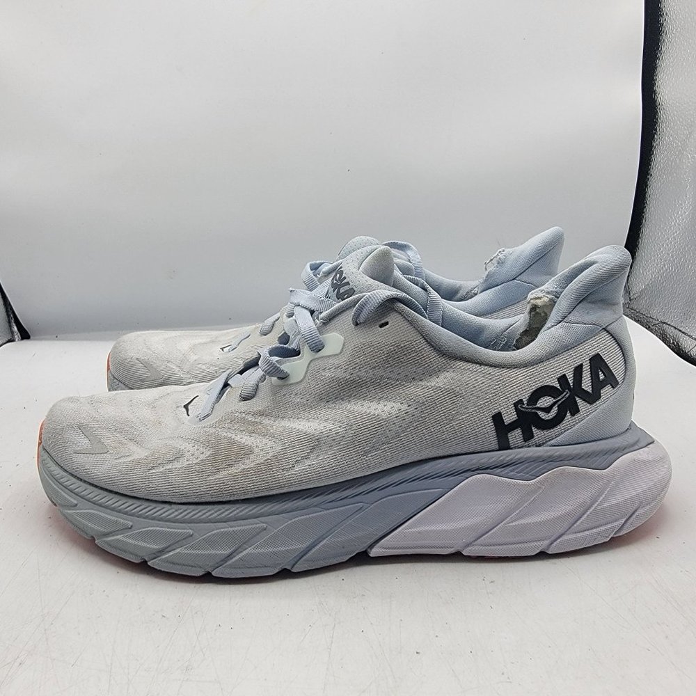 Hoka One One Arahi 6 Womens 7.5B Plein Air Blue Fog Shoes Athletic 1123195 PABF - Picture 5 of 13